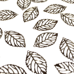 【シルバー】リーフの透かしパーツ✩【H-10】