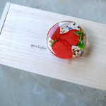 ◯14日,15日限定販売◯brooch×hair clip...水たまり...ichigotsumi(いちご摘み)/apres la pluie