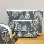 ファスナーポーチ三点セット☆ラミネート加工