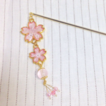 夜光桜のかんざし＊Bタイプ・ゴールド