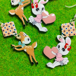レトロアニマル フックピアス