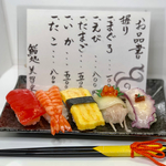 握り寿司のフォトスタンド🍣(アクリル板付き)