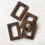 47mmx2 Inport アクリル スクエアリングビーズ ウッド