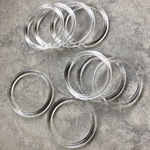 40mmx6 Inport アクリル フープ クリア チャーム