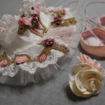 ＣＨ様ご予約品「ピンクの花飾りチュチュ」スワニルダ