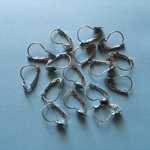 丸皿付きフレンチフックピアス（シルバー/8mm/16個）