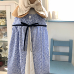   YUWA小花　後リボンのノースリーブワンピース　   100