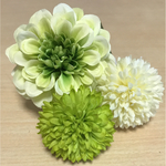 髪飾り♡ナチュラルカラー ダリア    マム お花で可愛く