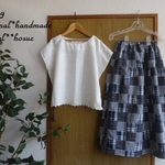 natural*(M)パッチスカート＆カットソーset