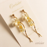 ミモザのスティックピアス/イヤリング