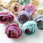 7個入り　シックなお花のパーツ　A576-0