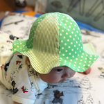44cmベビー用帽子 メロングリーン
