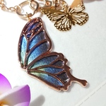 蝶バックチャーム