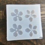 （小）花びらが作れる・フラワー🌸UVレジン型・シリコーンモールド　ML09