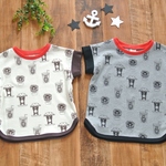 ☆SALE☆【80.110】くまバーガー　ドロップＴシャツ