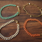 【made in france】 import chain bracelet