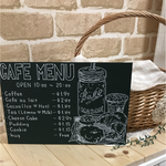 黒板 カフェメニュー