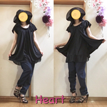 かわいい重ね着風 レース フリル リボンチュニック💖ヒラリヒラリかわいい〜〜の❣️❣️デートに❤️訳あり