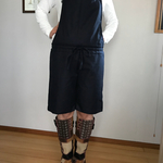 サロペット 大人かわいい    ハーフパンツ