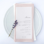 [sample] 送料無料！Menu for wedding トレーシングペーパー