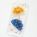 スパンコールと押し花のiPhoneケース - parasol - YE BL 