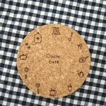ほっこりKitchen柄の鍋敷き