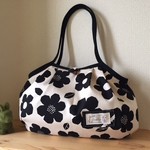 【再販】グラニーバッグ＊モダンフラワー♡ブラック