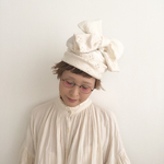 ホイップ ◯ "good night"リボンニットキャップ ◯ yuka  haseyama