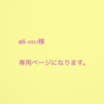 eli-0103様専用ページになります。
