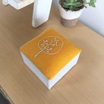 NEW北欧柄刺繍シリーズ  Y〈木②〉インテリアボックス（小物入れ）