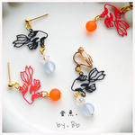 涼しげ金魚のピアス