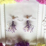 かすみ草花束ピアス/イヤリング
