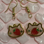 ストロベリーキャット🍓🐈ピアス