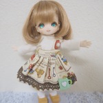 【オビツ11】ナチュラルカントリージャンパースカート:グリーン