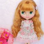 花夢ワンピースセット☆リバティ☆ブライス