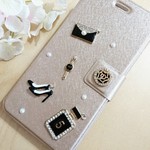 F54)iPhone★香水とバッグ、時計チャームのiPhoneケース！