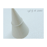 ultra slim spark silver ring *silver925