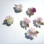 薔薇のミニブーケピアス・イヤリング