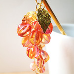 かんざし【Grapes】Chili Red