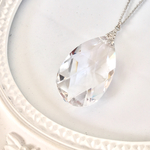 Swarovski 大きな雫のロングネックレス