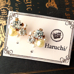 ▼Ivory Pearl bijou ノンホールピアス