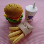 フェルト ままごと ハンバーガー セット
