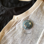 刺繍ブローチ