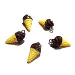 ソフトクリームパーツ チョコレート 5個