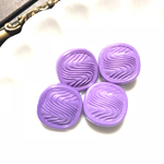 昭和レトロボタン＊パープル17mm4個セット＊プラボタン