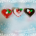 可愛いハート ♡マカロンストラップ