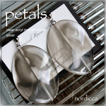 【pierce】petals♦︎ silver 透きとおる花びら