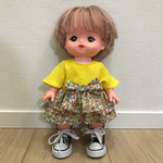 再販 送料無料 メルちゃん 花柄フリルワンピース