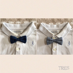 【TRES】2way ミニリボン&蝶ネクタイ デニム&ダンガリーセット