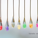 ★カラー★ しずくピアス（イヤリング）